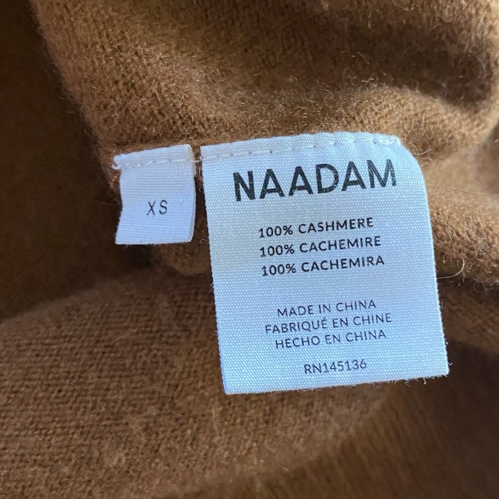 NAADAM Brown Women's Cardigan Sweater - Picture 13 of 14